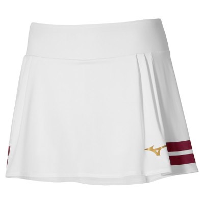 Vestido & Falda Mizuno Printed Flying Skirt Mujer - Blancos - Chile M763FMRXEQ